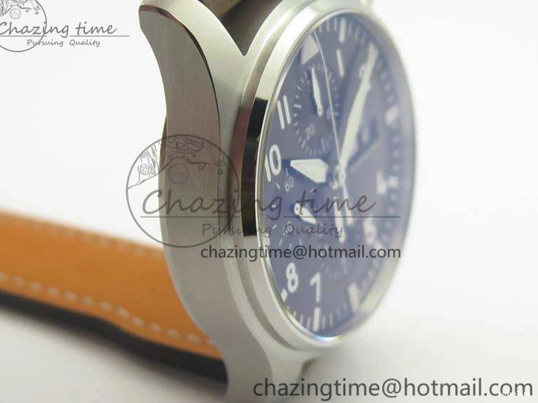 MIROTIME 0523 SunProtective Pilot Chrono IW377713 ZF 1:1 Best Edition Brown Dial On Brown Leather Strap A 7214